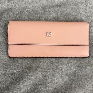 Kate Spade Trifold Nude Leather Wallet